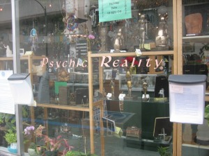 psychic reality storefront